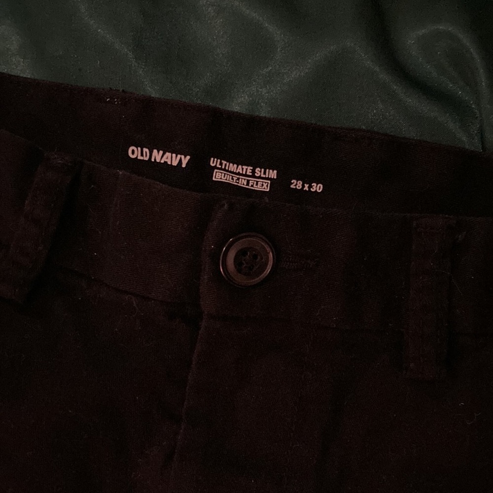 Black Slim Slacks - Picture 2 of 3